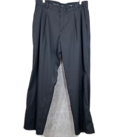 Nike Golf Pants Mens 35x32 Black  Dri Fit Tour Performance Trousers - Picture 1 of 14